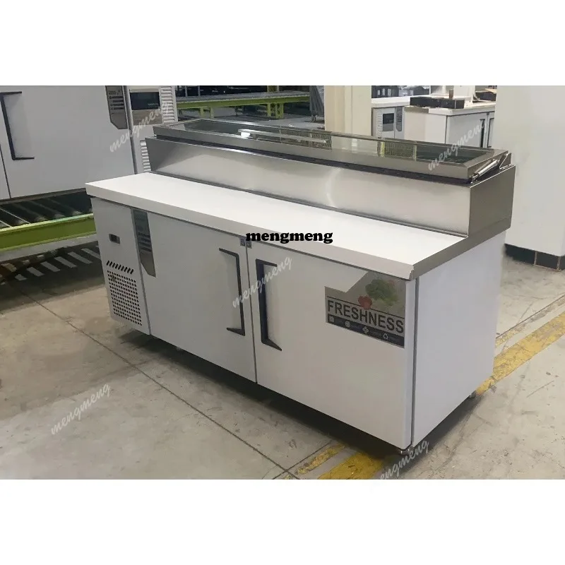 Professional Manufacturing Pizza Prep Table Refrigerator Under Counter Refrigerator Counter Top Sandwich Refrigerator
