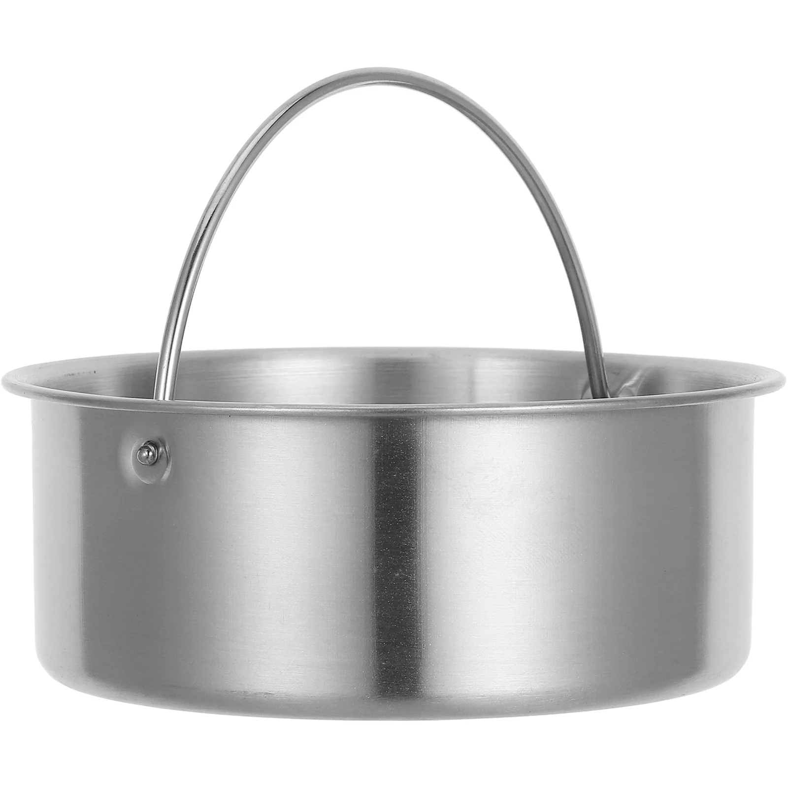 

1pc Stainless Steel Steaming Bowl 304 Round Compact Soup Container For Steamed Egg Multi-Function Kitchen Gadget Stew Bowl