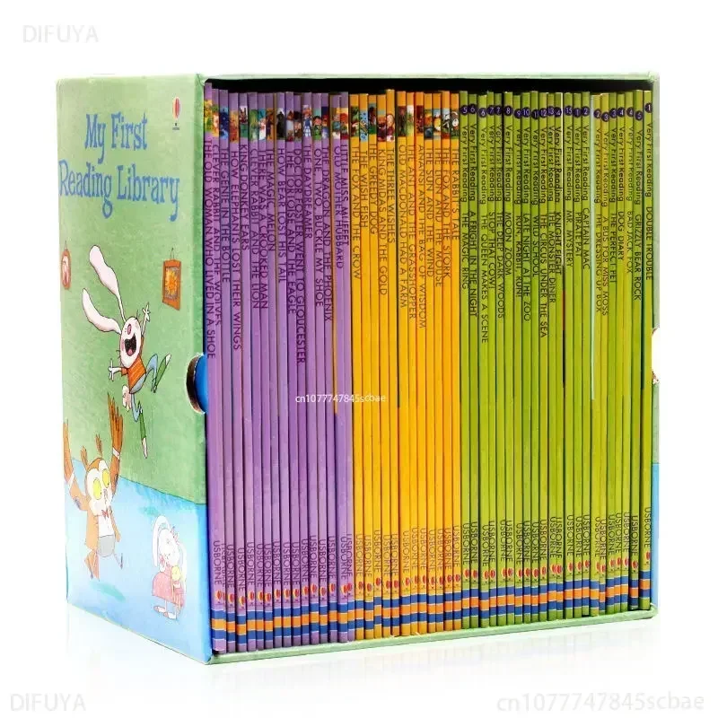 Books ofChildren's English Reading Story Picture Book Usborne My First Reading Library Bedtime Story Book Reading Book English