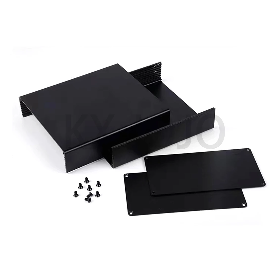 Aluminum Enclosure 160*80*170/180/200mm Case Electronic Project PCB Instrument Silver/Black DIY Power Supply