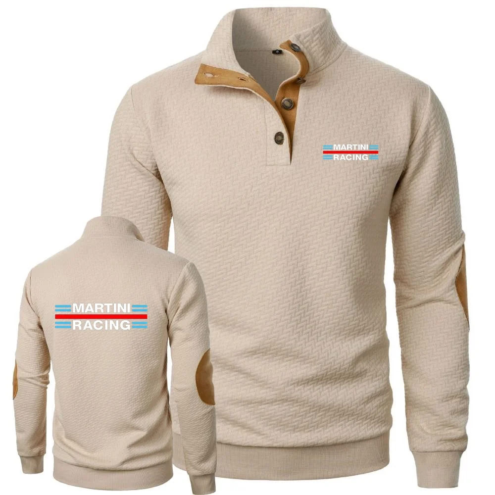 مارتيني سباق البلوز الكمال الرجال الدراجات إكسبيديشن سترة يندبروف الصوف البلوز ملابس رياضية الشارع الياقة المدورة سترة #1