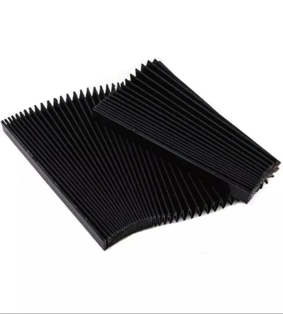 130mm-300mmCustom Size Milling Flexible CNC Engraver Machine Protective Flat Accordion Bellows Cover Tool Mill Parts