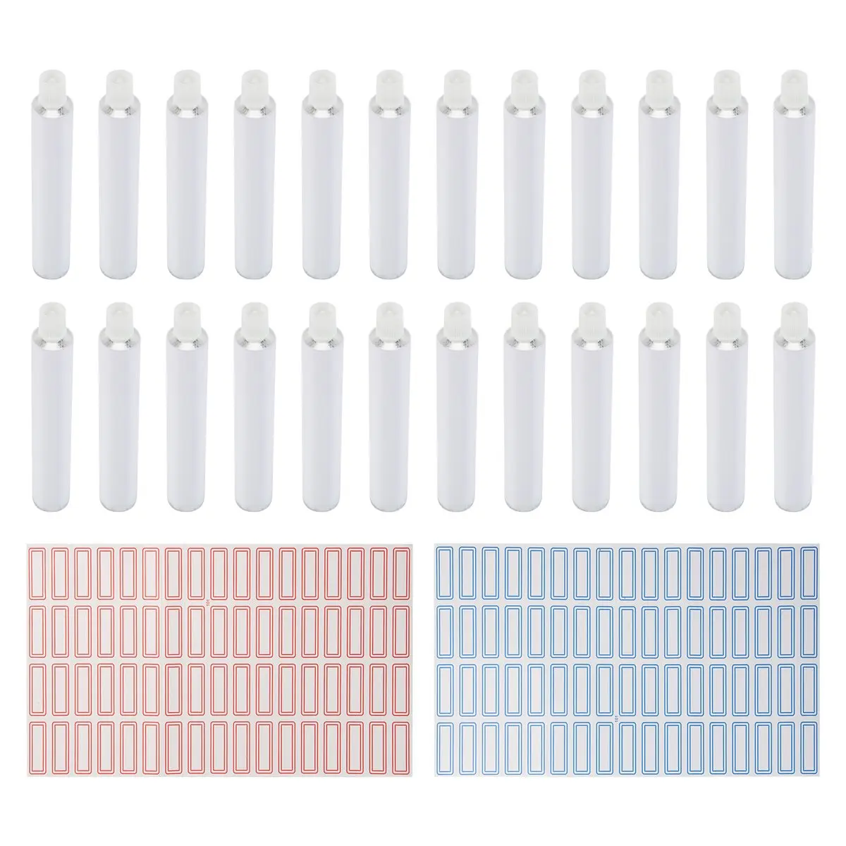 DT38 24 Pcs Empty Aluminum Paint Tubes 20 Ml Paint Tubes for Making Paint and Store Remaining Paint Acrylic Oil