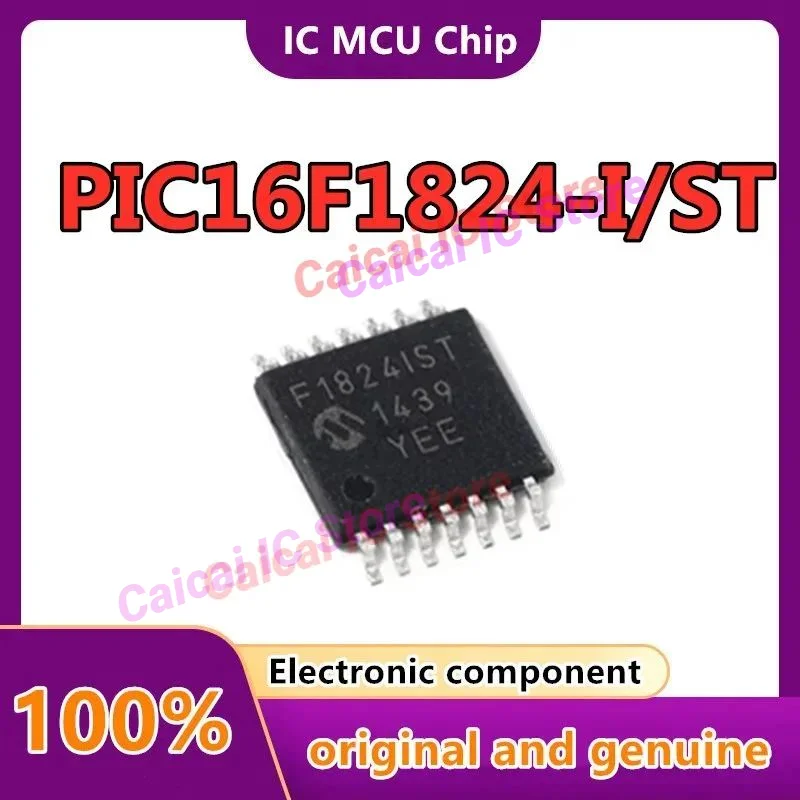 PIC16F1824-I/ST PIC16F1824-I PIC16F1824 PIC16F PIC16 P TSSOP-14 IC MCU رقاقة مكونات إلكترونية