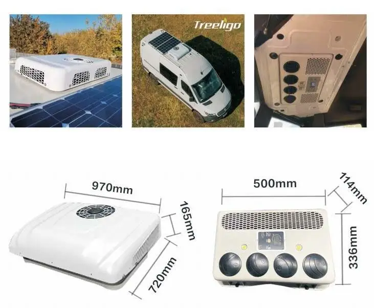 Rooftop air Conditioner for Cars  12/24 Volt Parking Cooling  Truck Ac
