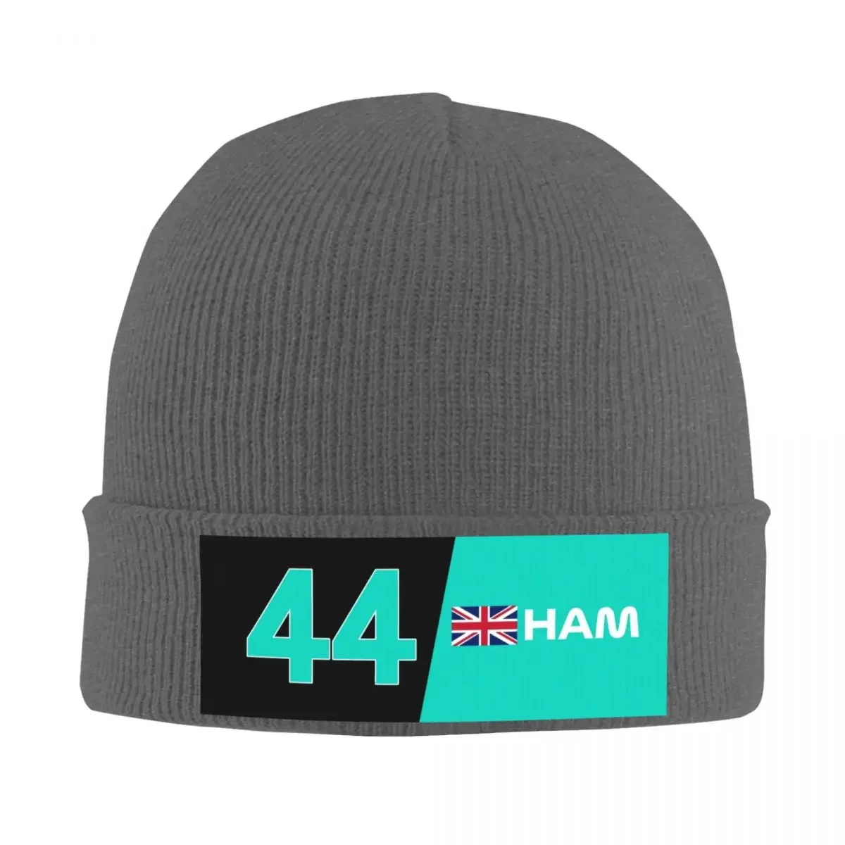 F1 Lewis Hamilton Mercedes AMG Boné de malha quente moda gorro chapéu outono inverno gorros ao ar livre chapéus para homens mulheres adultos