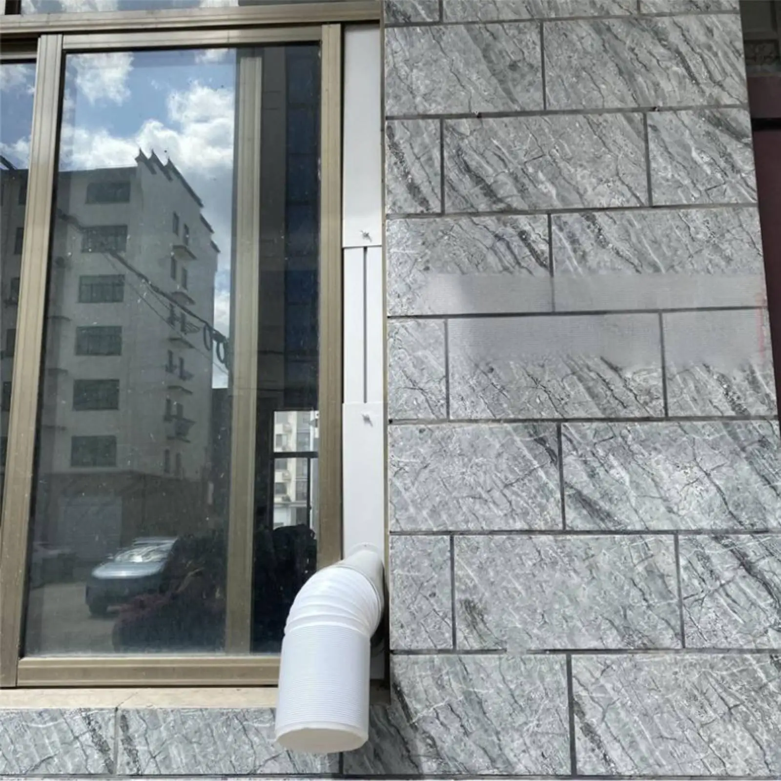 Portable Air Conditioner Window Seal Panel PVC Adjustable Gasket Plate for Home Cooling Air Vent Kit