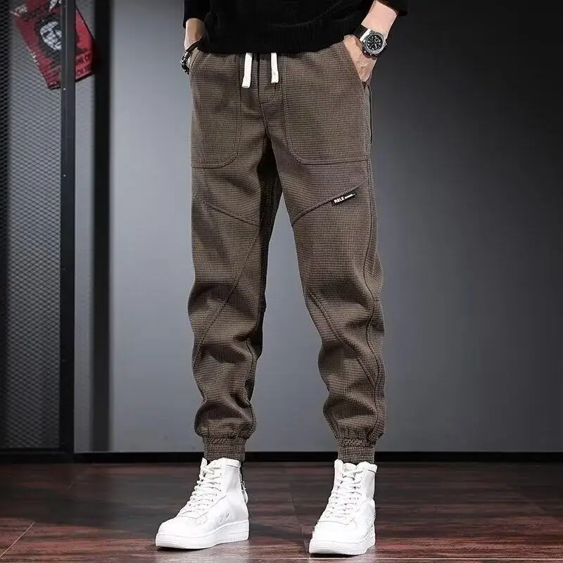 

мужские брюки зимняя одежда мужские брюки молодежный наряд y2k бегуны прямые брюки спортивные термобрюки большие размеры оптом новинка