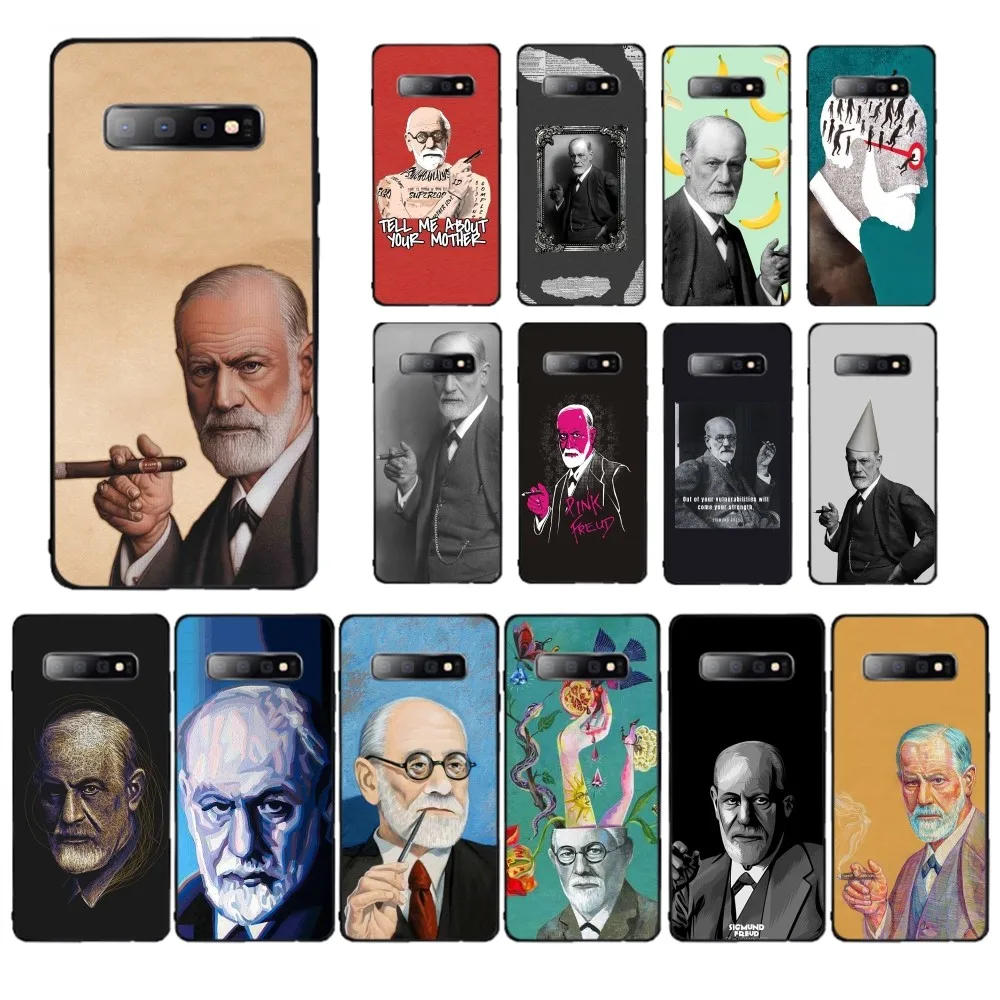 Sigmund psychoanalysis Freud Phone Case For Samsung S 9 10 20 21 22 23 30 23 24 plus lite Ultra FE S10lite Fundas