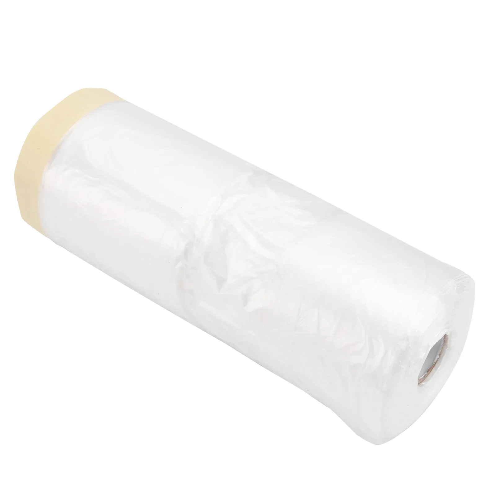 1Pcs Masking Tape Protective Film White Khaki 1100Mm X30m Tear Resistant Waterproof Spray Painting Cover Car Renovation Cover