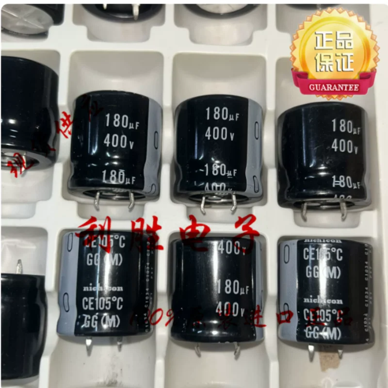 

10PCS-100PCS 180UF 400V Japanese Nichicon electrolytic capacitor 400V180UF 25 * 25 GG