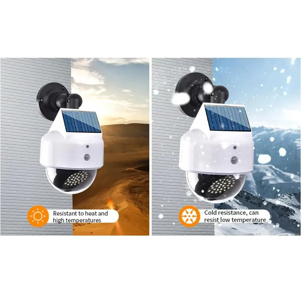 40 Led Solar Light Motion Sensor Security Dummy Camera Outdoor Flood Light For Home Garden Decor