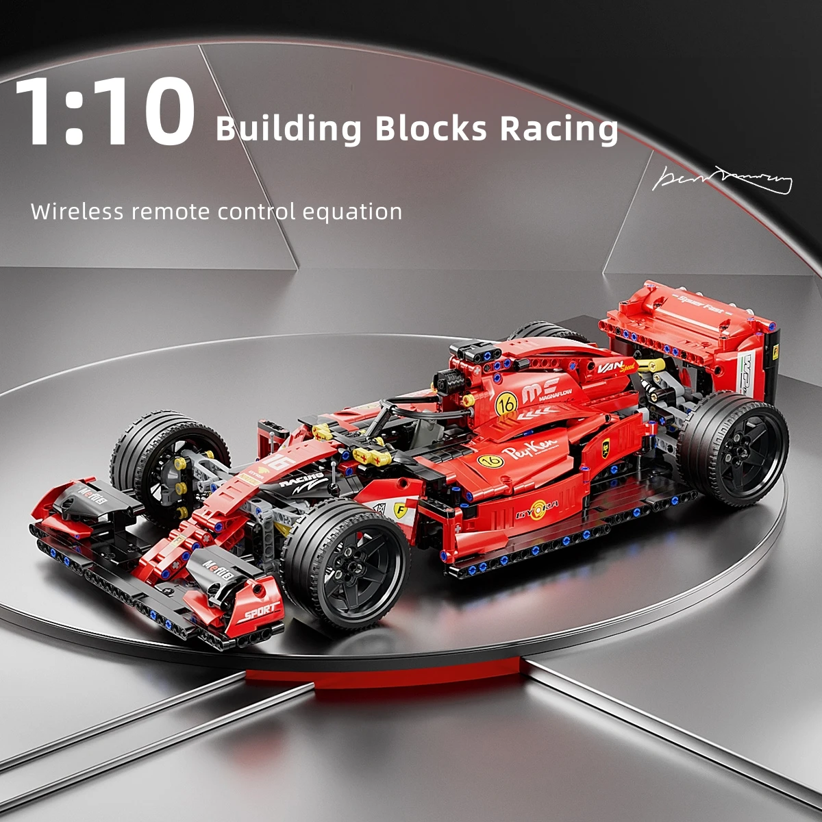 

F1 RC Race Cars 1163 PCS Building Sets MOC Remote Control Building Blocks Car Cool Collectible Model Car Kits Toys (No Box)