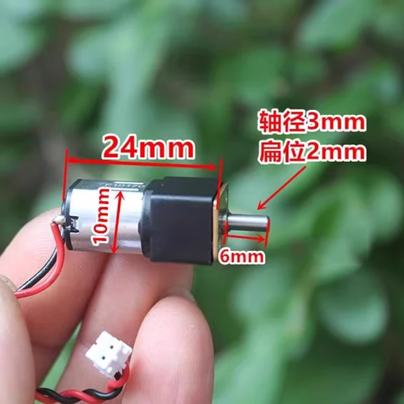 Mini N20 Gear Motor DC 3V-6V 3.7V 50RPM Slow Speed Full Metal Gearbox Gear Reduction Motor DIY Lock Smart Car Robot