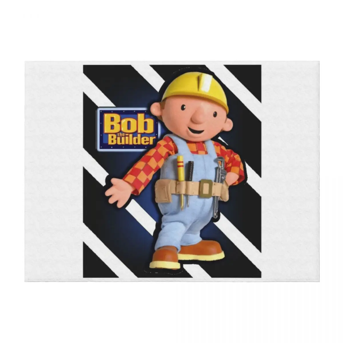 

Bob The Builder with shadow Throw Blanket sofa bed Single Heavy Flannels Blankets