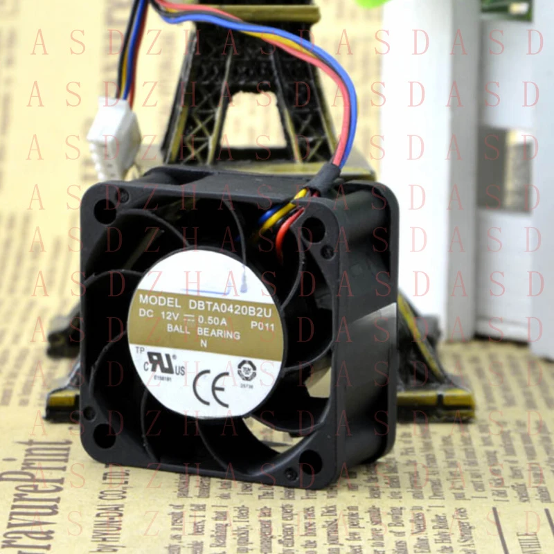 Z for   AVC DBTA0420B2U 4020 12V 0.50A 4cm 4-wire PWM Server Cooling Fan Small