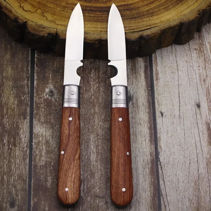 Cuchillo plegable de bolsillo multifuncional de acero, herramienta EDC, apertura de letras, pelado de cables, pesca, camping, nuevo