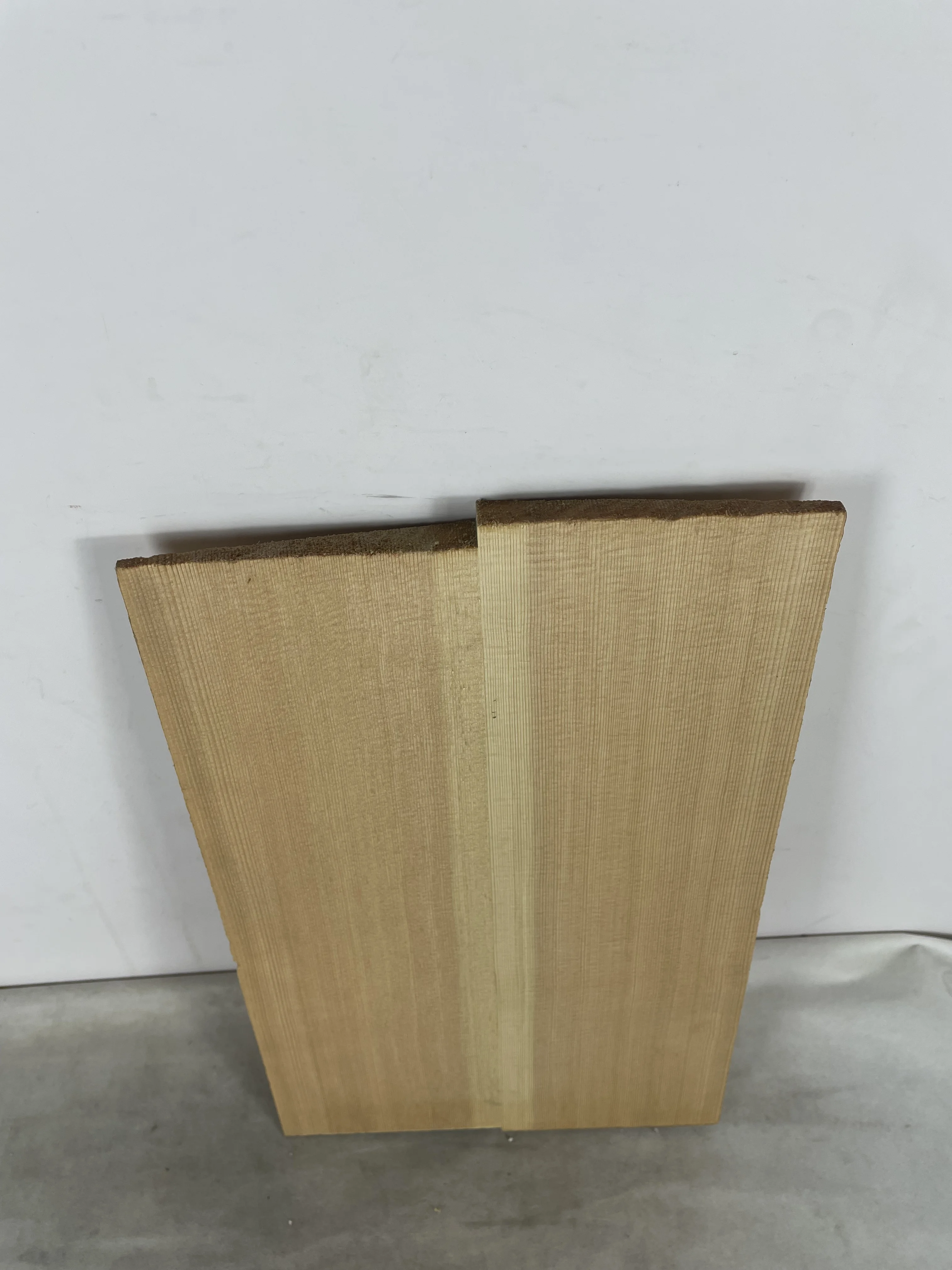 Solid Spruce Wood DIY Material, Violin Accessories, Made of Luthier, Top of Violin Body, 2-1Piece