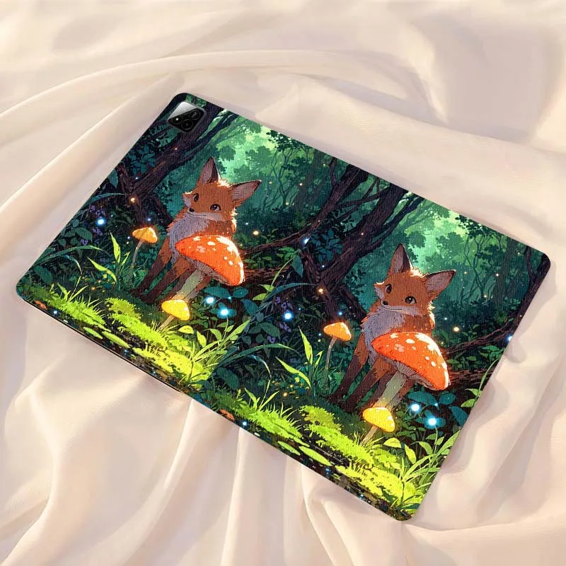 

Cartoon Fox Stone Tree Tablet Case For Xiaomi Redmi Mi Pad 4 5 6 7 8 K SE Mini Pro Plus Max 10.1 11.2 inch