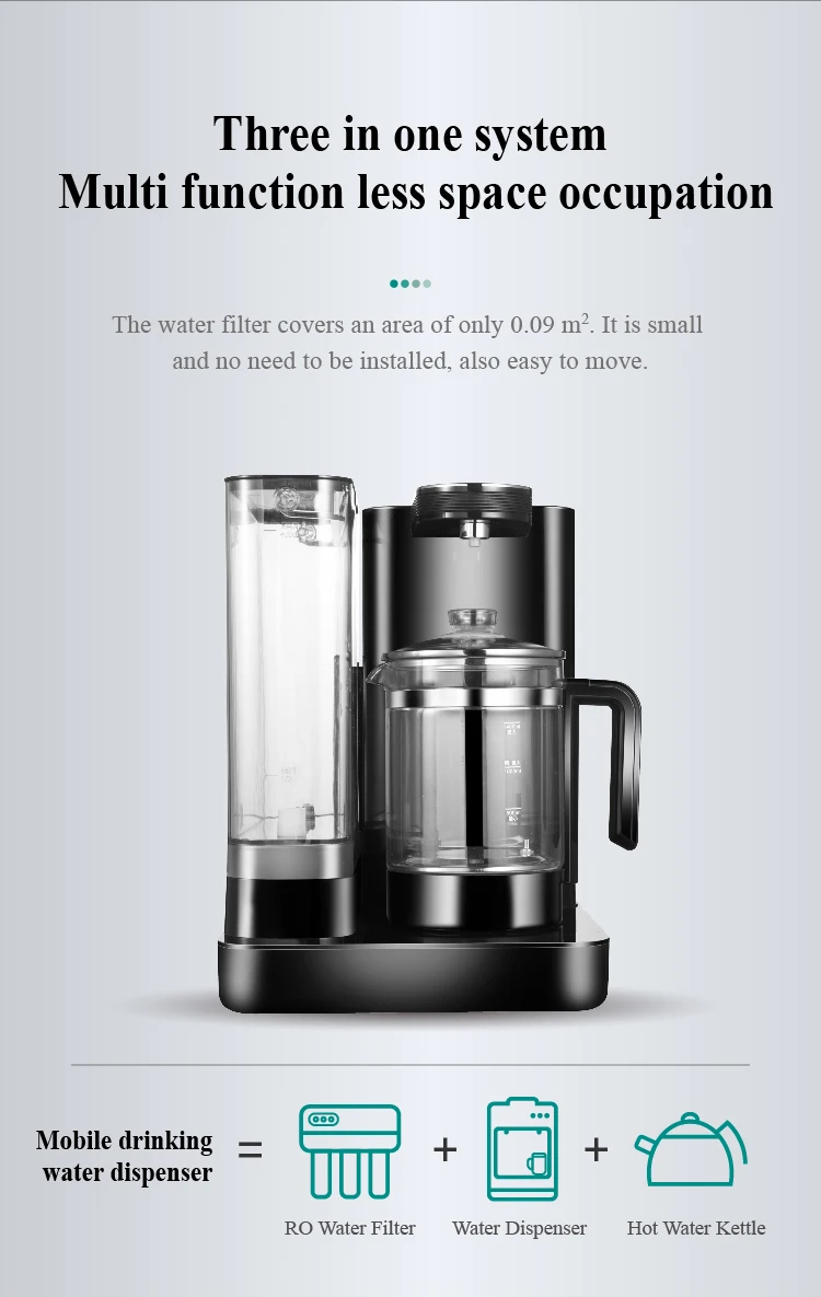 Purificateur d'eau portable, 15 ans, distributeur d'eau sur plan de travail