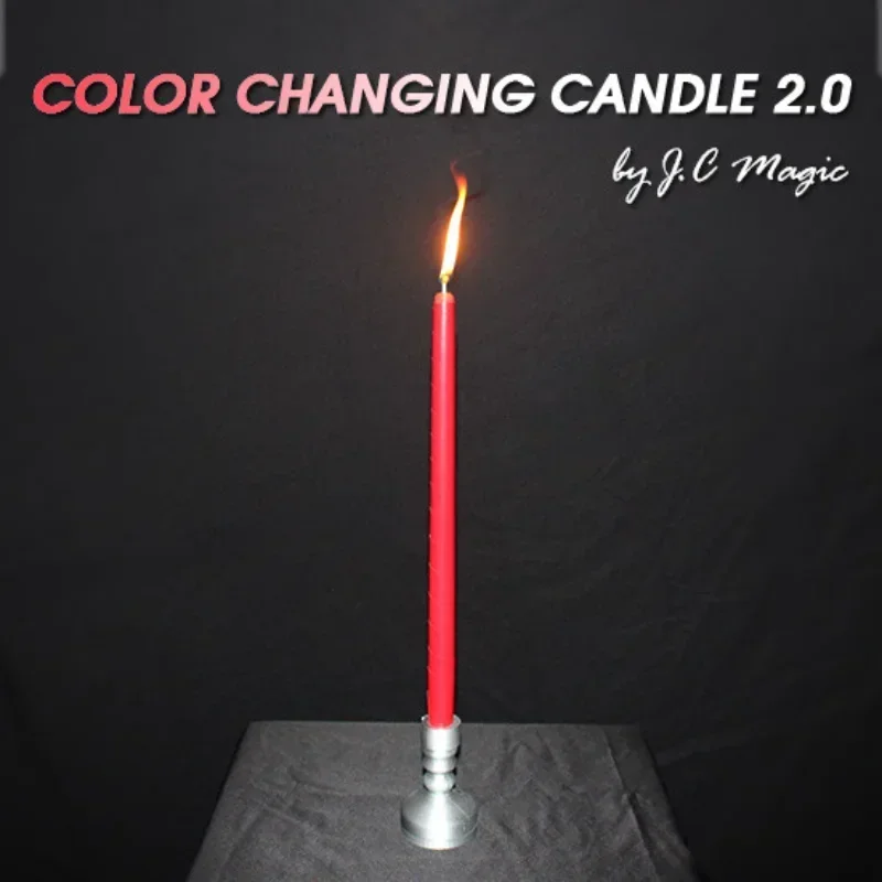 

Color Changing Candle 2.0 By J.C Magic Red Candle Change to White Stage Magic Trick Magie Magician Prop Accessory Illusion