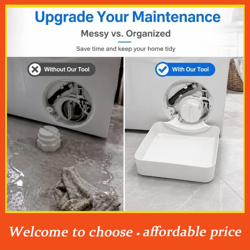{}Washing Machine Drain Water Collection Tray Prevents Overflow On Laundry Room Floor Clean Laundry Room Water Collection Box