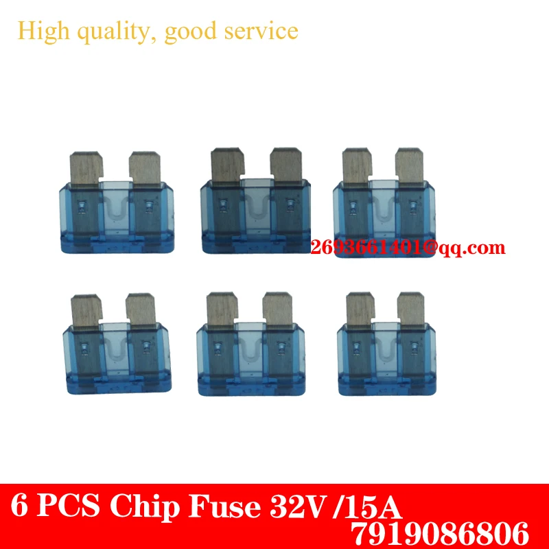 6 PCS Chip Fuse 32V 15A  Fuse 7919086806 Forklift Farts For Linde.