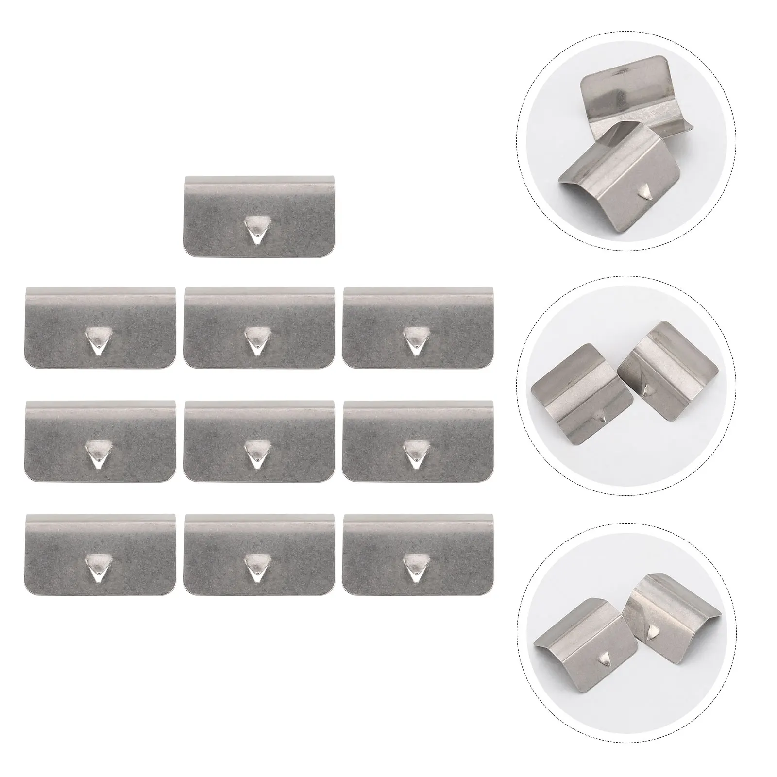

10 pcs Windshield Clips Stainless Steel Deflector Channel Fixing Car Accessories Metal Retaining Clips Wind Rain Deflector