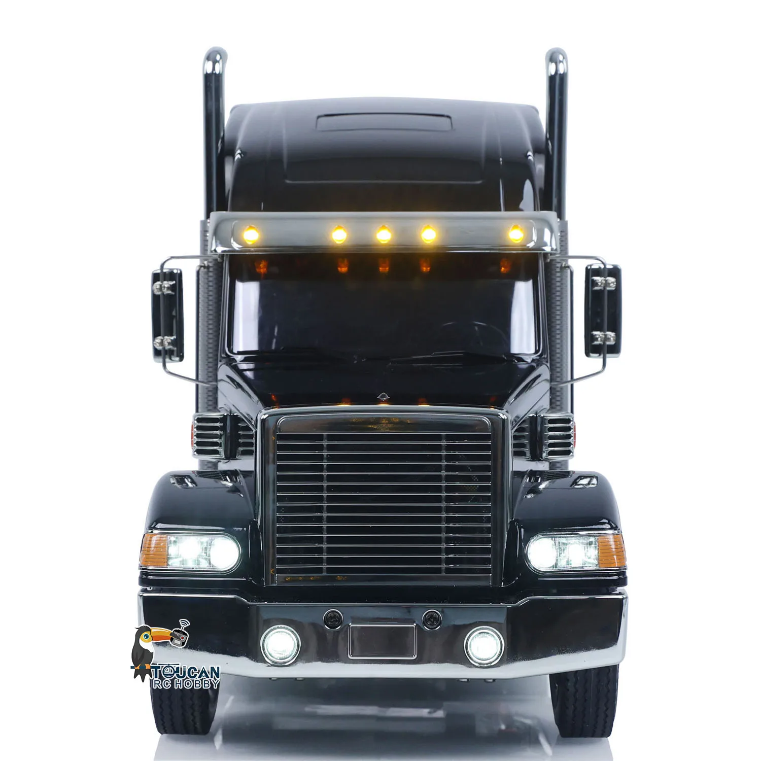 

56314 RC Tractor Truck Customized 1/14 DIY TAMIYA Knight Hauler 6*4 Remote Control Lorry Car Model Light Sound Vehicle Toy Model