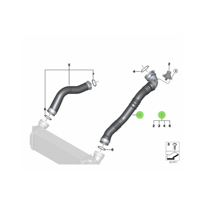 13718603096 x5 f15 40ex x6 f16 28ix Inflatable Guide Tube