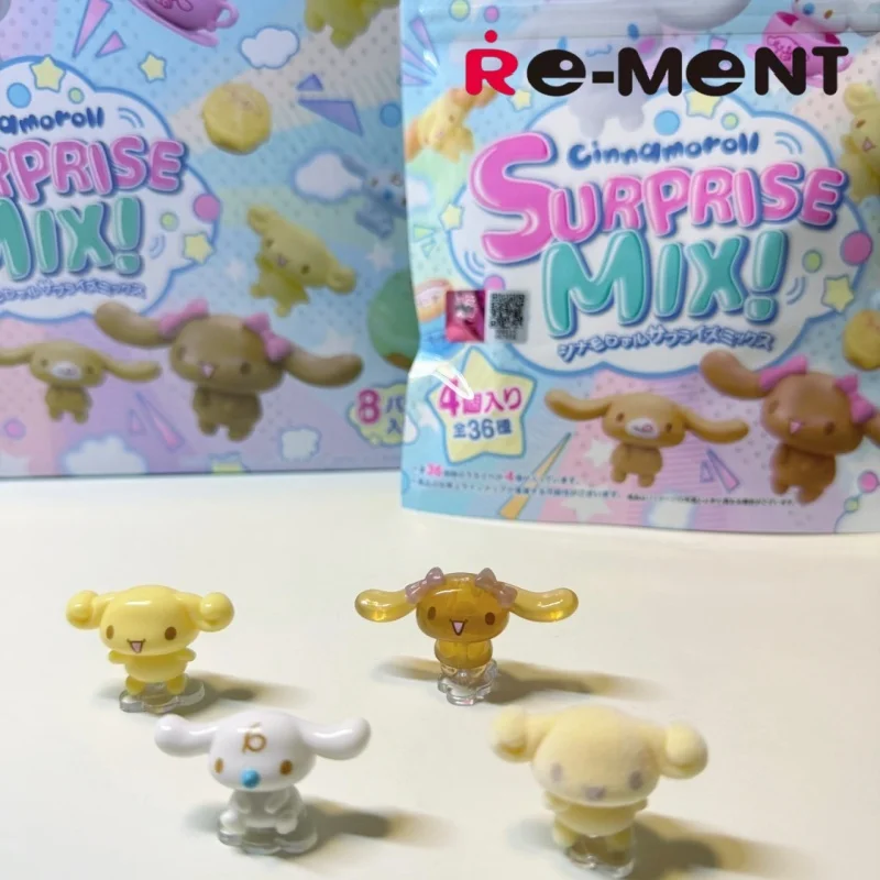 Re-Ment Authentic Cinnamoroll Surprise Mix Blind Box Collectible Trendy Toy Figurine Desktop Decor For Adult Collectors