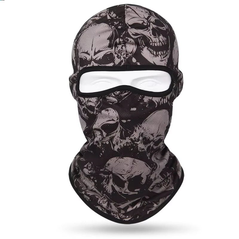 Motorcycle Headgear Cap Men Balaclava Multi-function Skull Face Mask MTB Bicycle Full Face Cover Shield Sunscreen Women Headwear