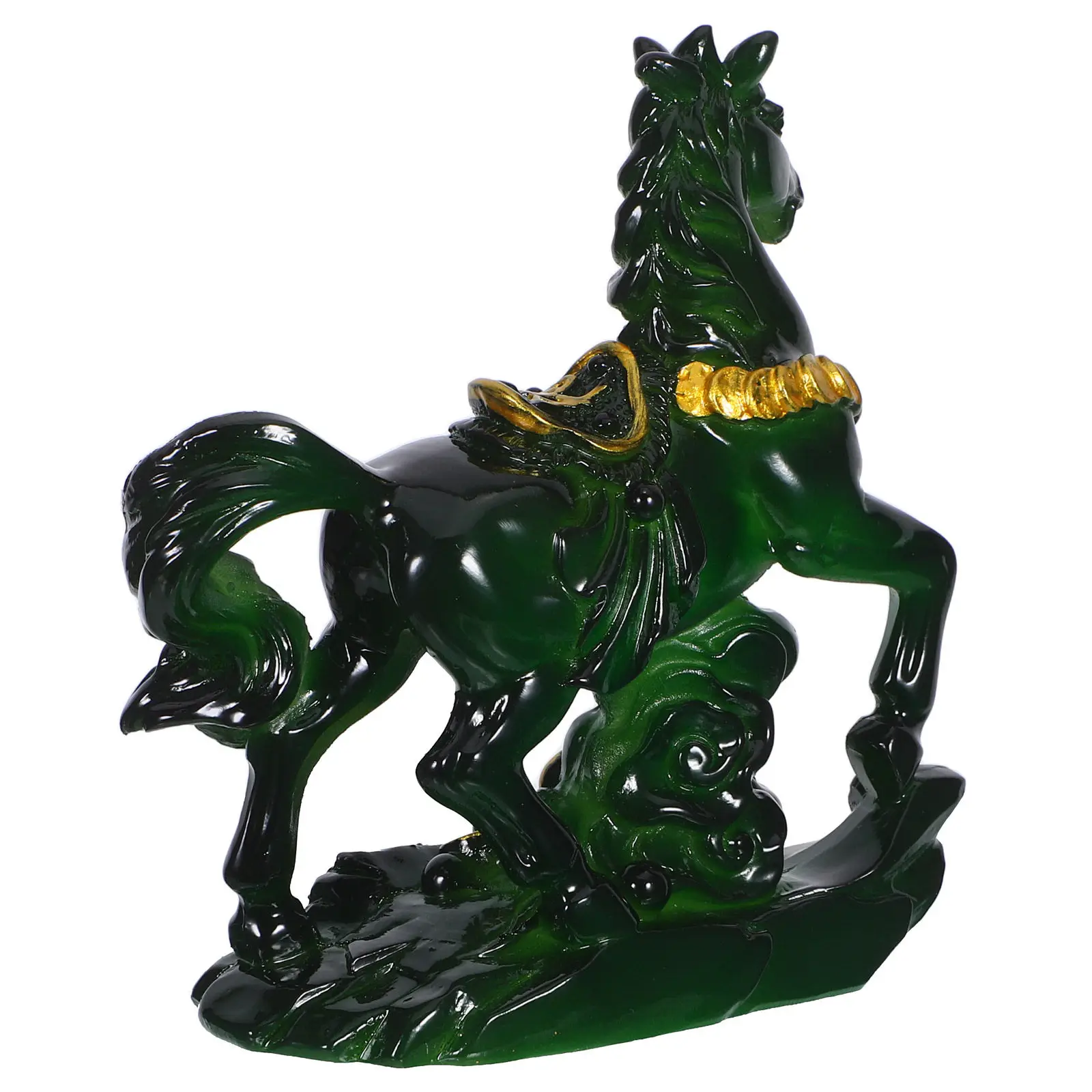Tea Pet Color Changing Resin Horse Miniature Sturdy Craftsmanship Stable Color Transition Gongfu Tea Table Decoration