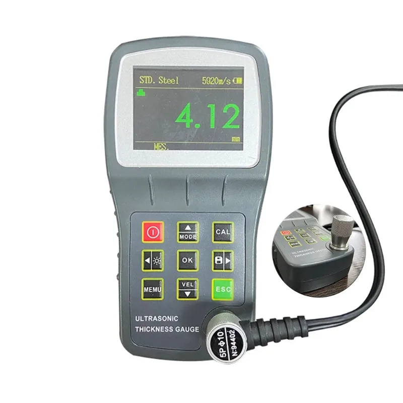 

Digital Ultrasonic Thickness Gauge Portable Metal & Coating Tester