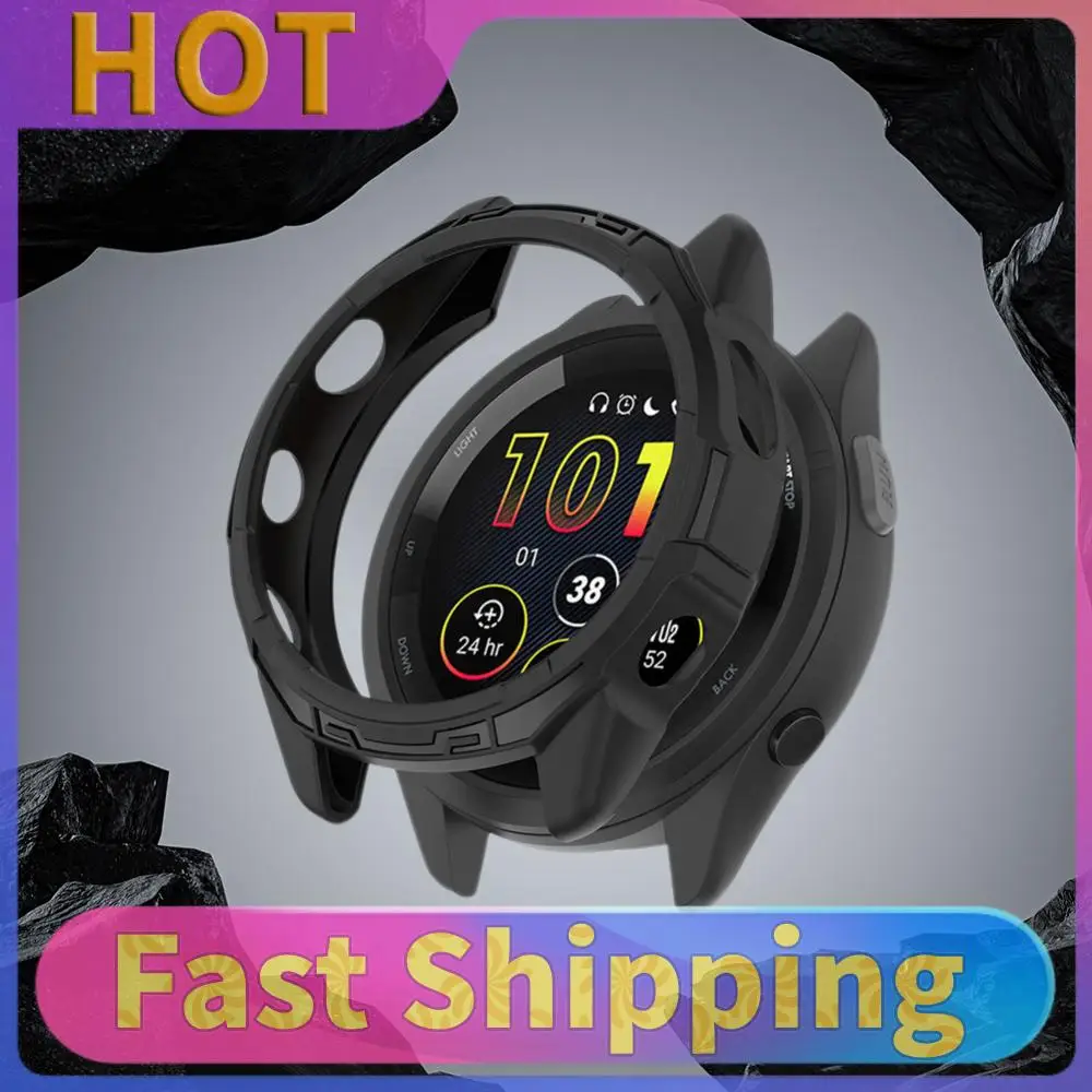 

TPU Case Shockproof Protection Cover Anti-scratch Bumper Protector Shell Anti-Drop for Garmin Forerunner 265/Forerunner 265S