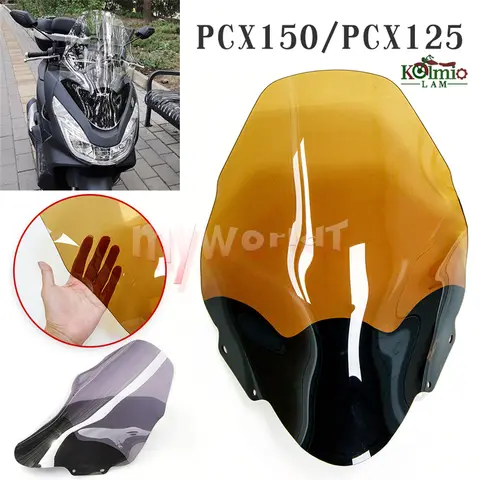 혼다 PCX125 PCX150 2014 - 2017 오토바이 앞 유리 PCX 125/150 2015 2016 14 15 16 17 에 적합