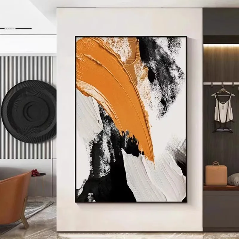 DSA light luxury entrance decorative painting abstract corridor home hanging painting simple living room sofa large  painting