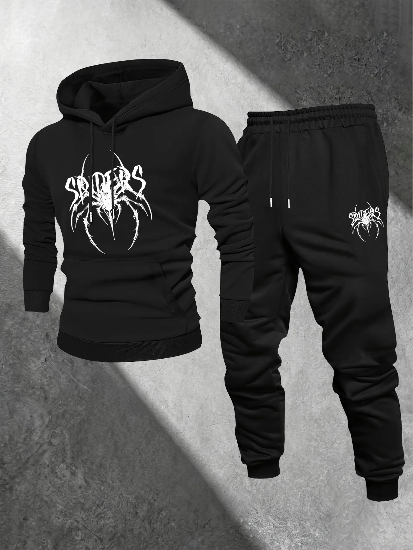 Men Shoes Joggers - Heren 2-delig streetwear trainingspak, creatieve print