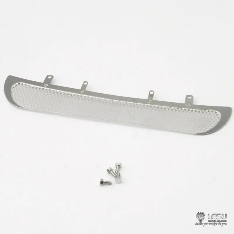 Lesu 1/14 rc king caminhão frente areia e pedra decoração líquida para tamiya king hauler rei trator metal atualizar peças