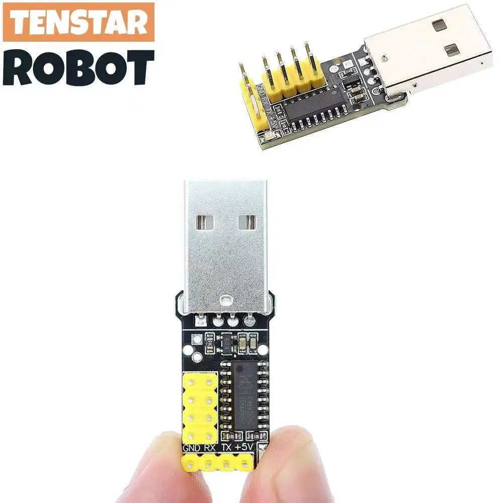 TENSTAR  CH9329 Module UART/TTL Serial Port to USB HID Full Keyboard Mouse Driver-Free Game Development Box