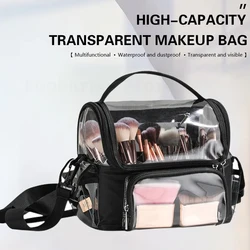 Fashion Cosmetic Brush Storage Bag Makeup Waterproof Artist Waist Bag Hair Stylist Multifunctional Large Capacity