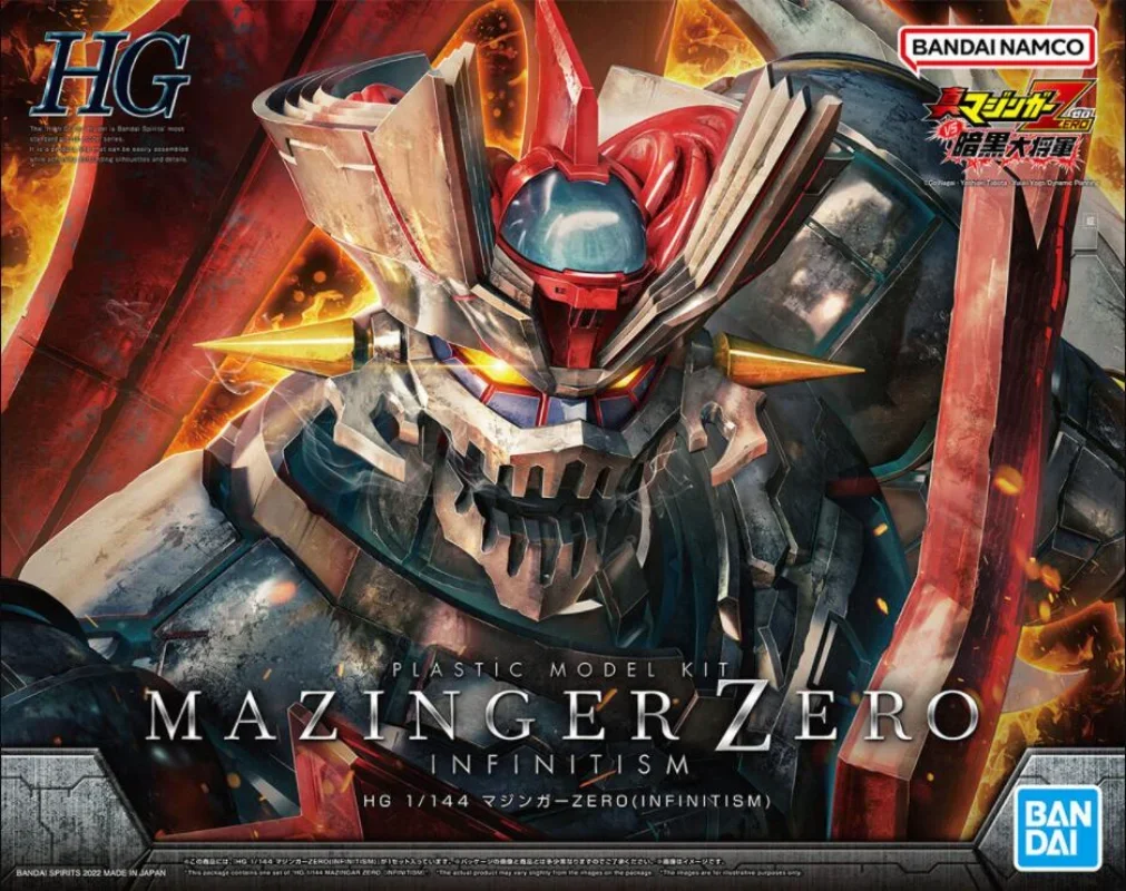 In stock Bandai Original HG 1/144 MAZINGER ZERO INFINITISM Anime Action Figures Collection PLASTIC MODEL KIT Toys