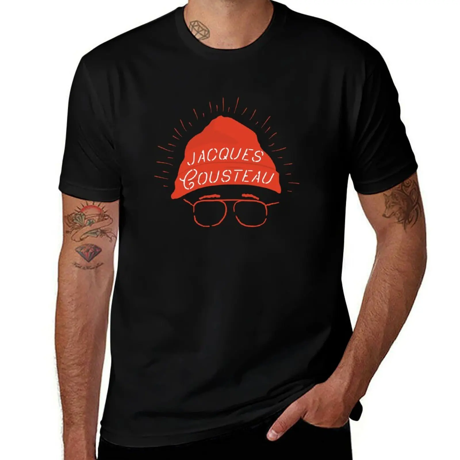 Jacques Cousteau T-Shirt t shirt man casual T-Shirt