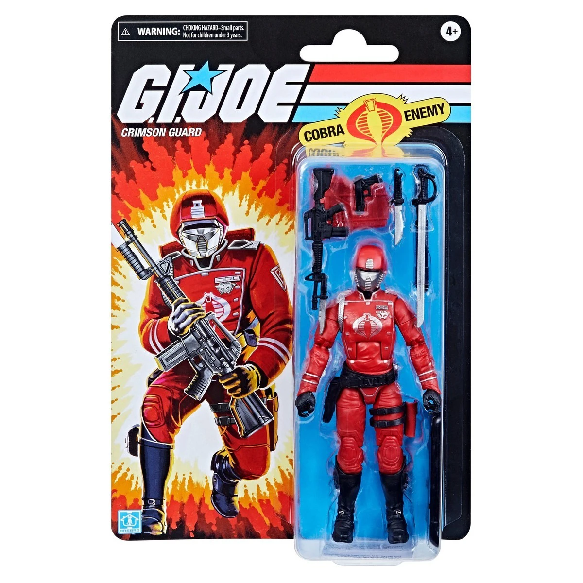 Original Hasbro G.I. Joe Storm Shadow 6-inch Retro Hanging Card Series Anime Action Figure Collectible Toys Doll Holiday Gifts