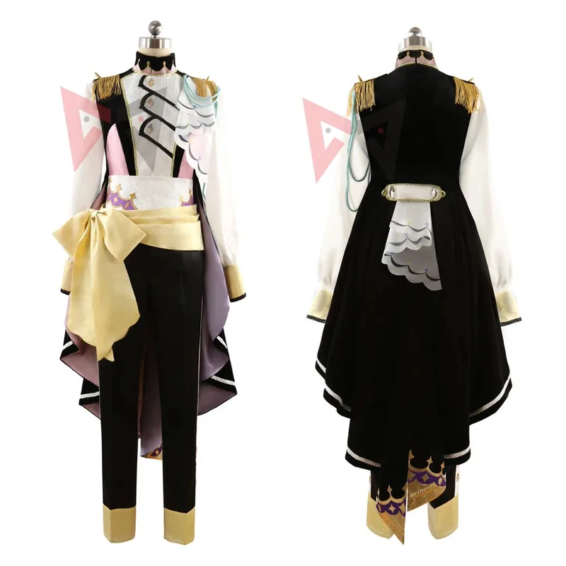 새로운 앙상블 별 Esupuri 코스프레 의상 셔츠 코트 바지 허리띠 세트 게임 파티 맞춤 제작