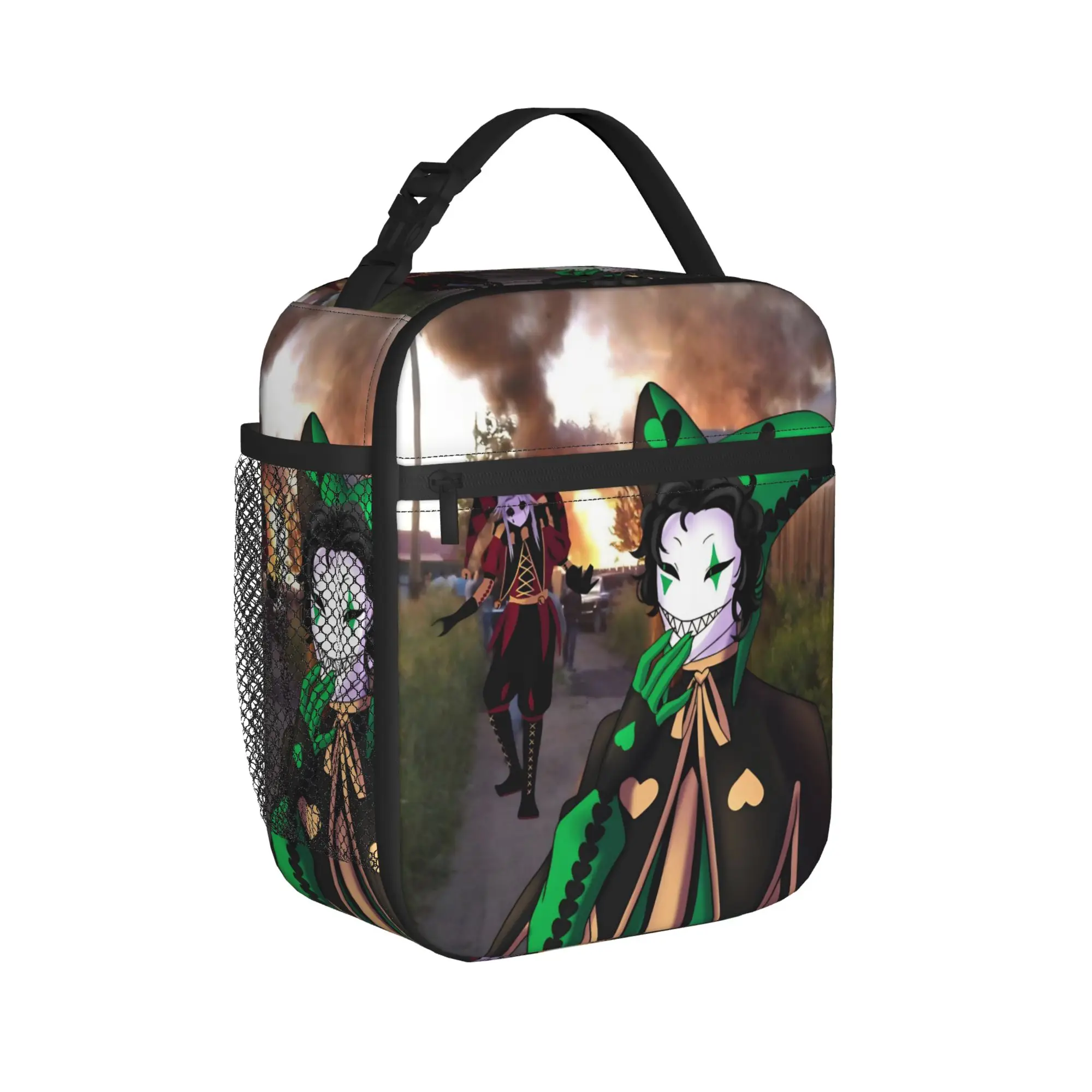 The Freak Circus Accessories Insulated Lunch Bag For School  Food Storage Bag Portable Thermal Cooler Lunch Boxes