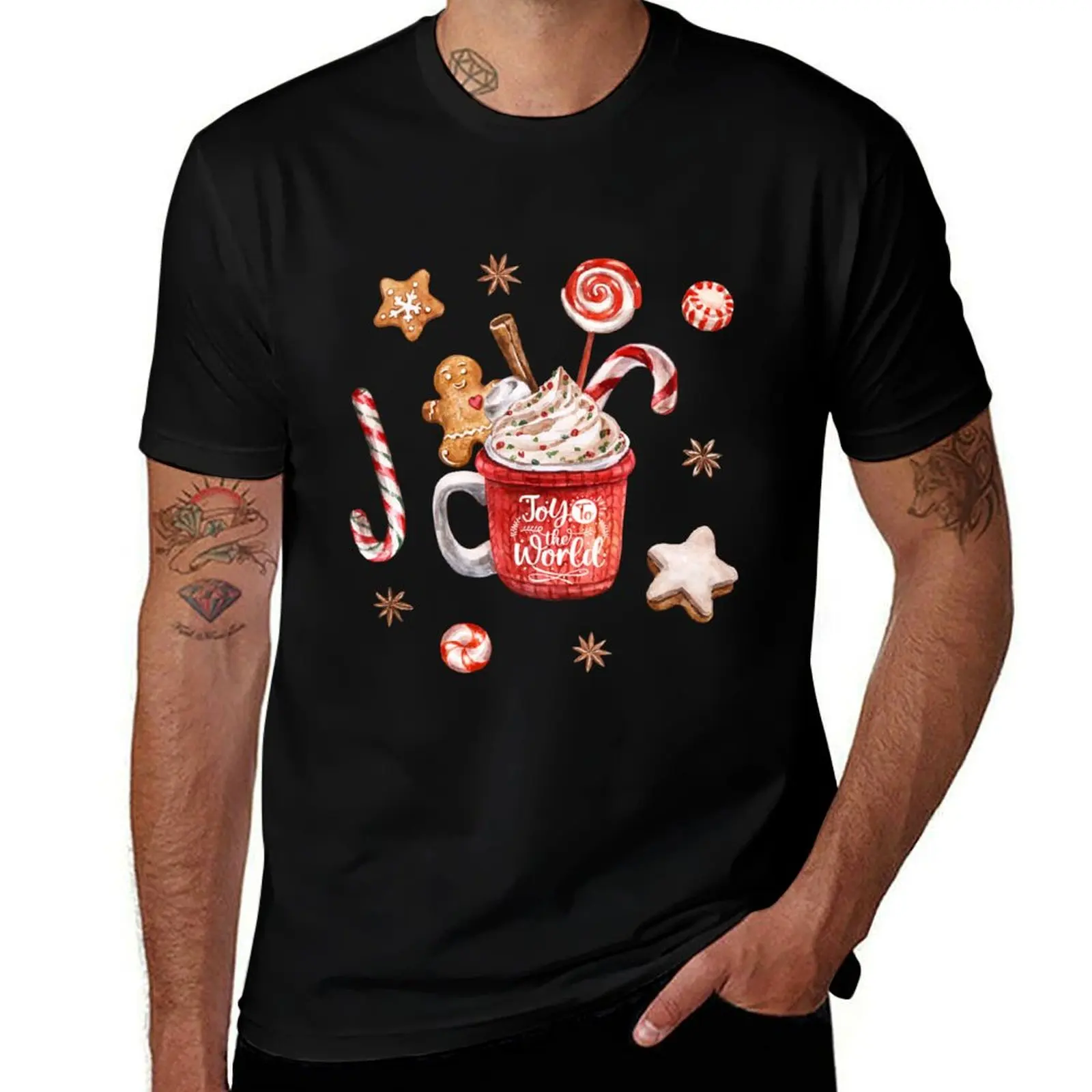 

Christmas Hot Chocolate ,Christmas Gift 9 T-Shirt men t shirt cotton 100% mens graphic t shirts man t shirt summer T-Shirt