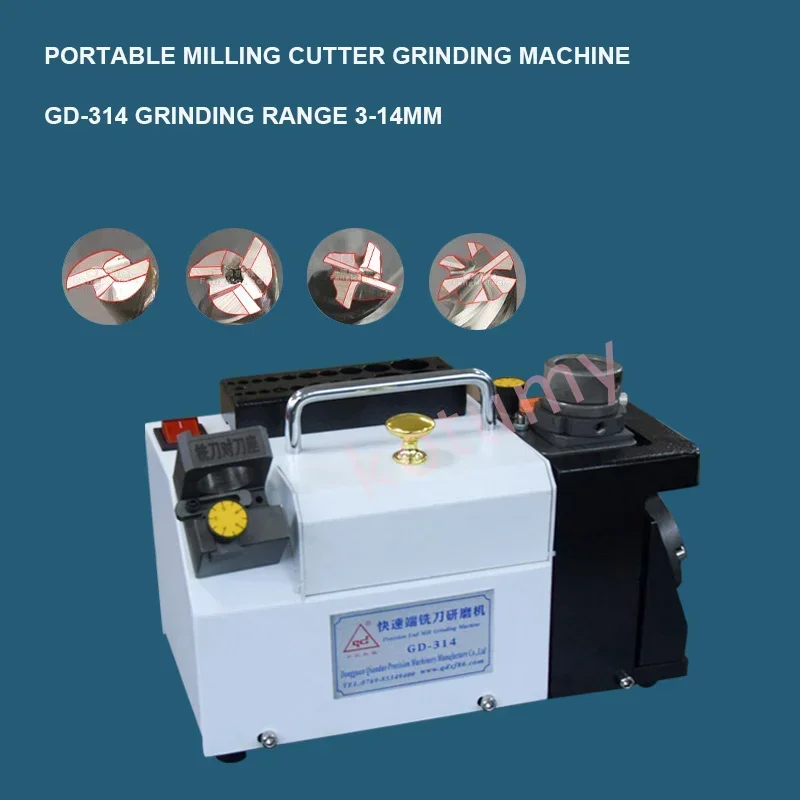 Portable Drilling And Milling Cutter Grinding Machine 220V/4500rpm Twist Drilling And Milling Cutter Grinding Machine GD-320