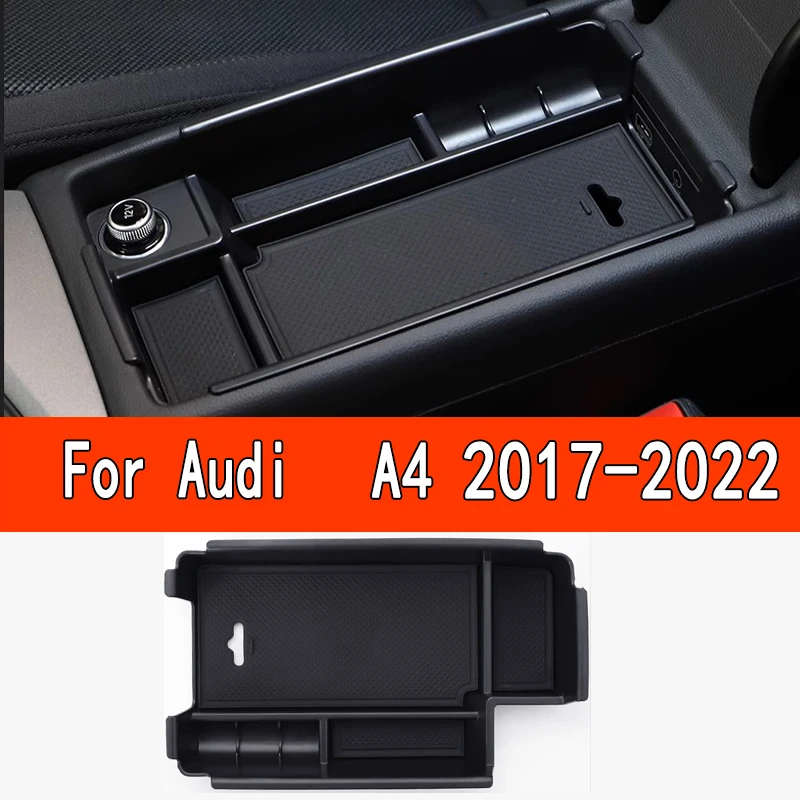

Suitable For Audi A4 Armrest Box Central Storage Box 17 To 22 Storage Boxes Interior Modification Avant