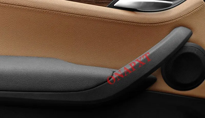 Per BMW X1 E84 2010-2016 Auto Porta Interna Pannello maniglia Sinistra Destra Copertura Porta Interna Bracciolo Tirare Trim Copertura Beige Nero